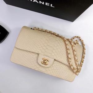 Chanel Classic Flap Bag in Sneakskin - Image 3