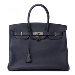 Hermès Togo Birkin Bleu Nuit - Image 5